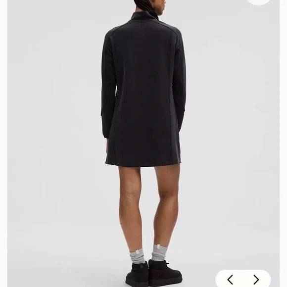 Lululemon NWT Softstreme half zip mini dress long sleeve Sz L - Picture 5 of 16